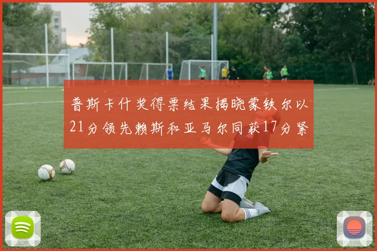 普斯卡什奖得票结果揭晓蒙铁尔以21分领先赖斯和亚马尔同获17分紧随其后